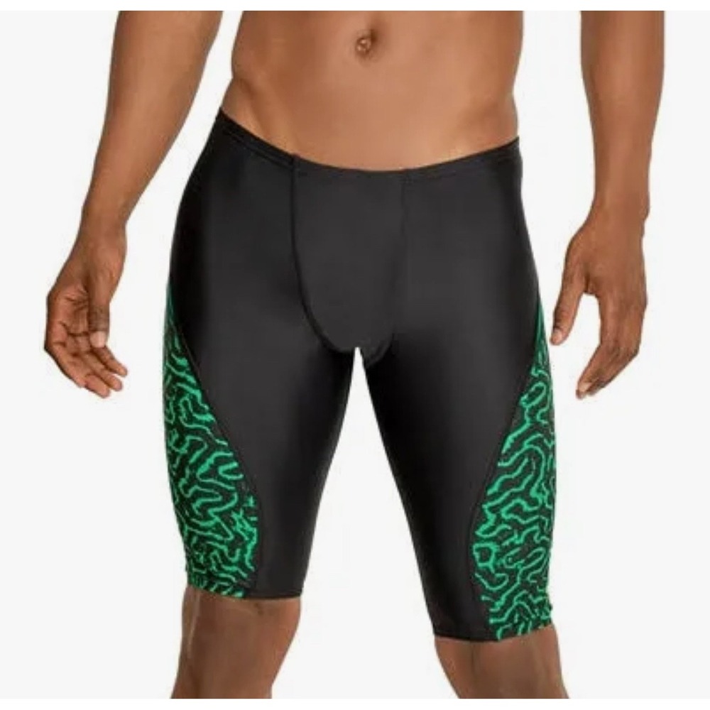 Speedo boys Race Maze Swim Jammer - Green 22
